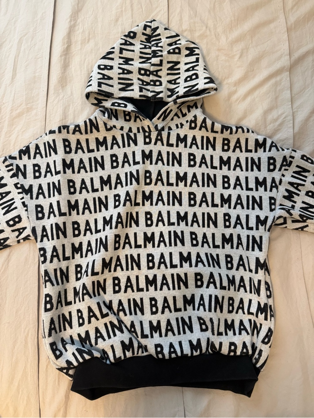 Balmain Kids Sweatshirt Allover Logo 8